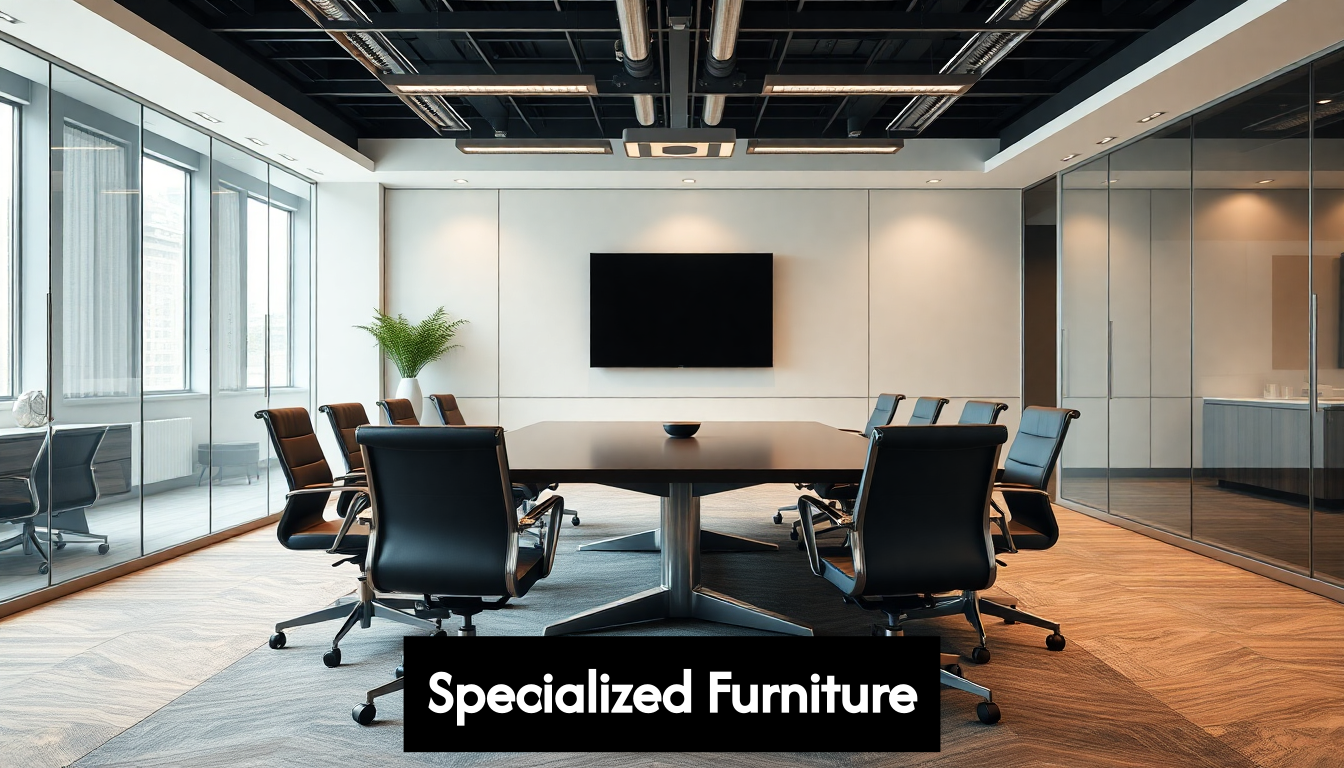 Conference meeting furniture in office