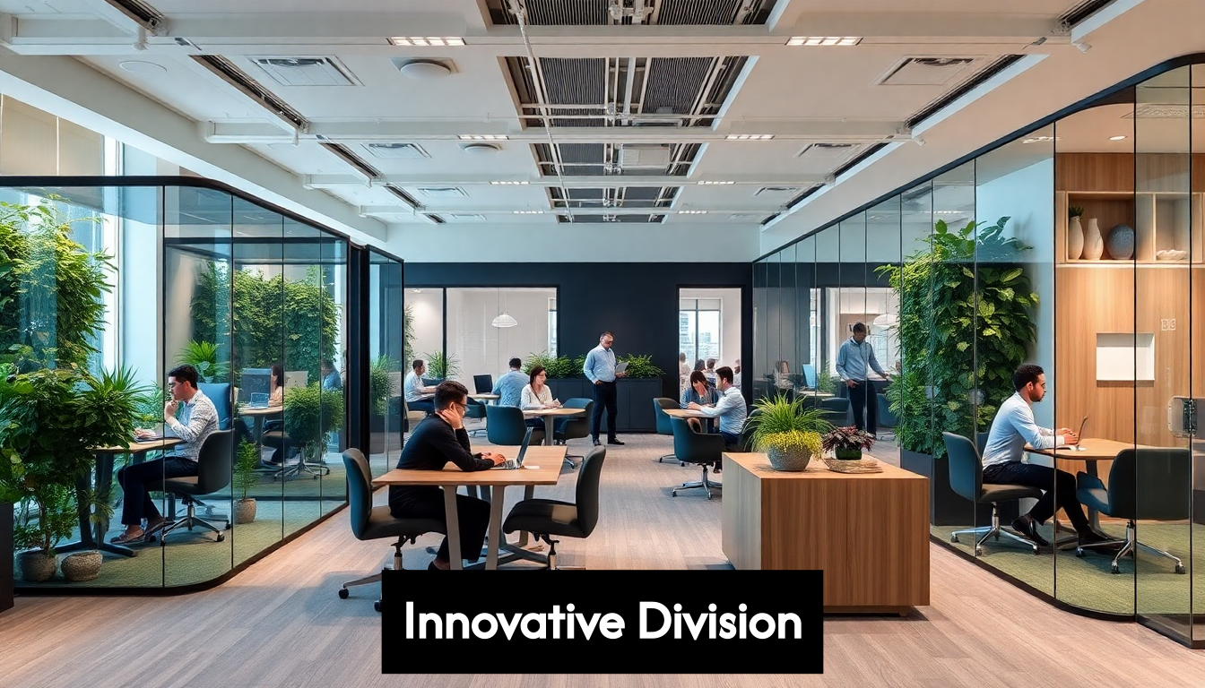 Smart space division solutions in Dubai office