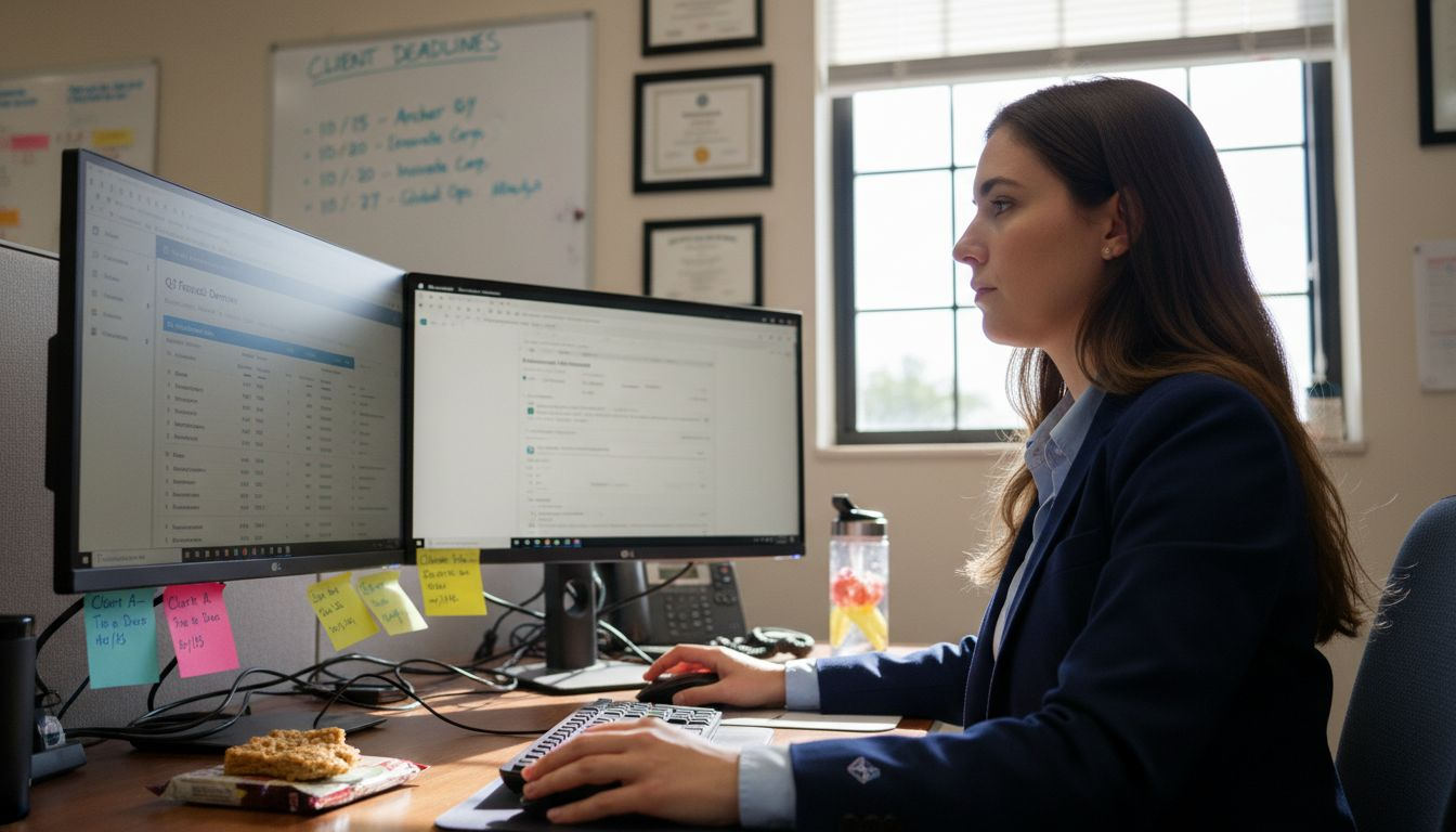 Digital Innovation For Cpas – Revenue Growth In Miami - Transform 42 Inc Accountant Working With Cloud Accounting Tools