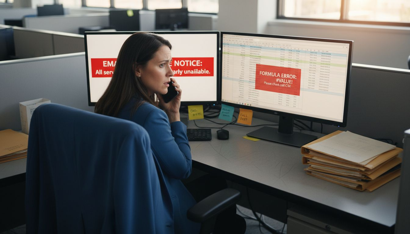 Itsm Incident Definition: Boosting Miami Cpa Revenue - Transform 42 Inc Accountant Facing Technology Outage At Desk