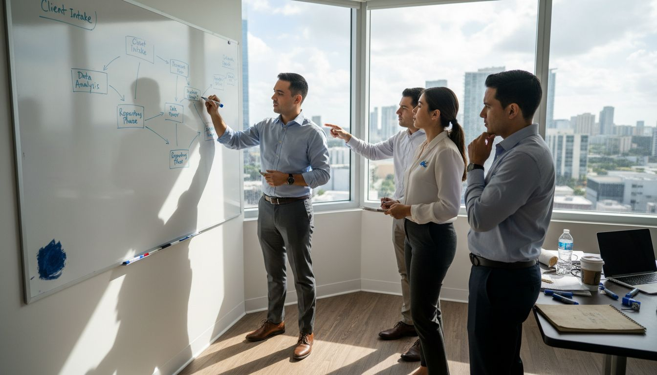 What Strategy Consultants Do For Miami Cpa Firms - Transform 42 Inc Consultant Leading Workflow Session In Miami Firm