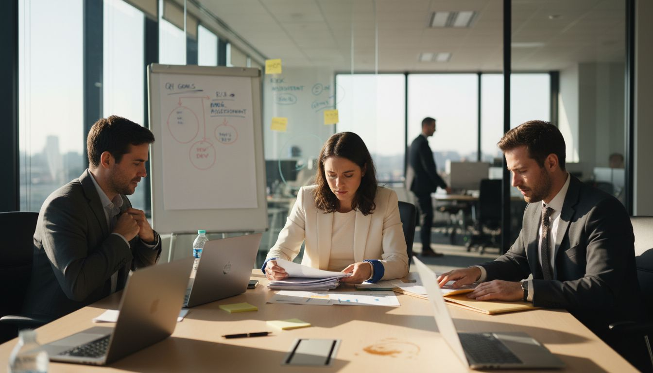 Internal Consultants: Tech Roi For Miami Cpas - Transform 42 Inc Cpa Consultants Team Discussing Strategy