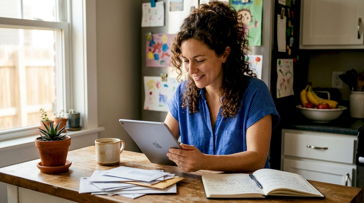 Maximize Miami Revenue: Top Digital Marketing Strategies - Transform 42 Inc Professional Reviewing Client Feedback In Kitchen Workspace