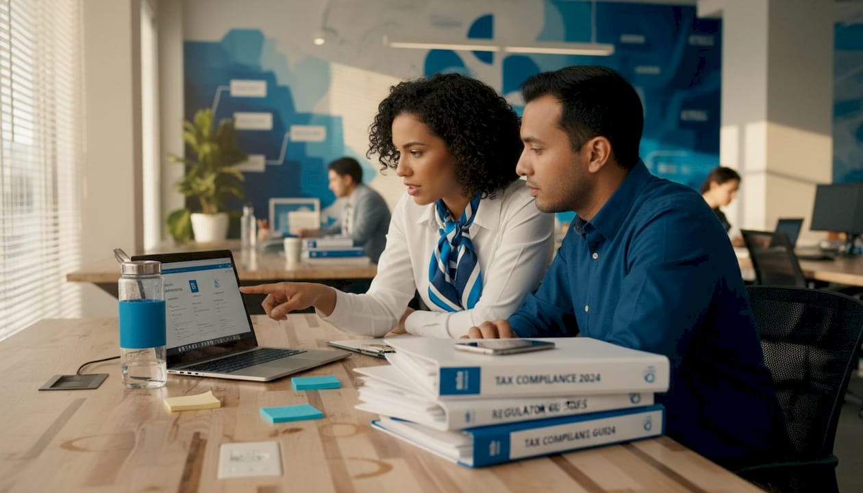 Change Management Guide For Miami Accountants - Transform 42 Inc Accountant Supporting Coworker With Software Training