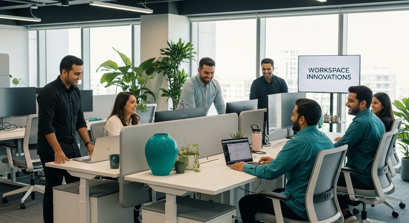 Dubai startup workspace furniture