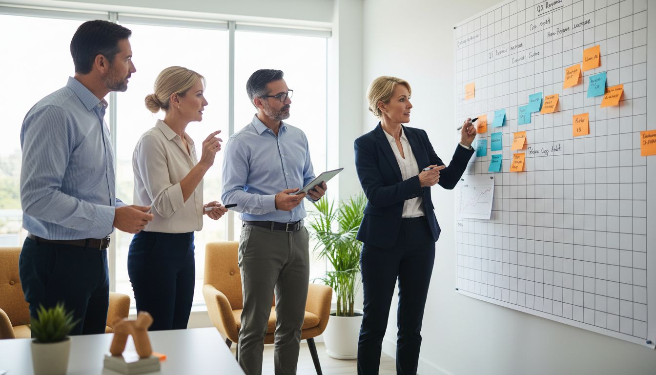 goal setting teamwork office