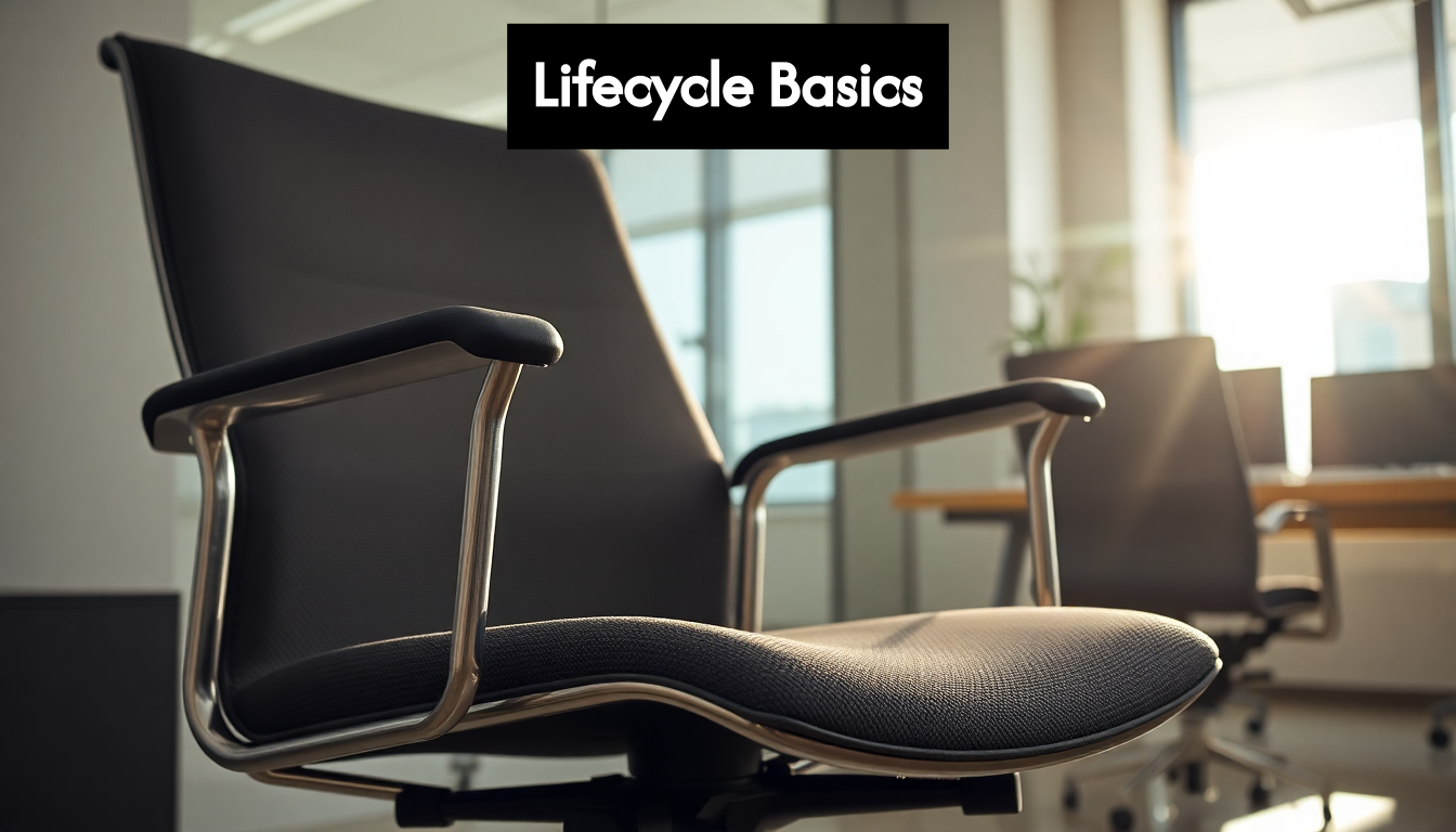 Premium office chair highlights material and quality