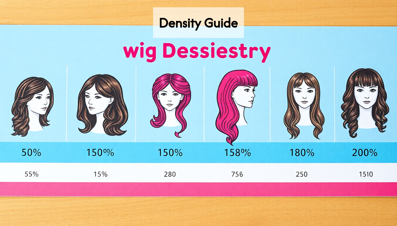 Wig density measurement chart