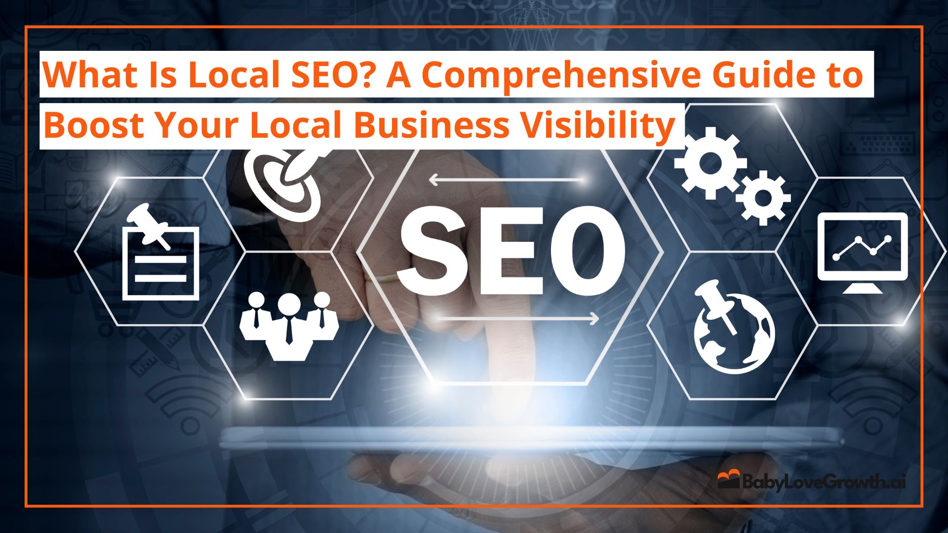 Local businesses on a busy street