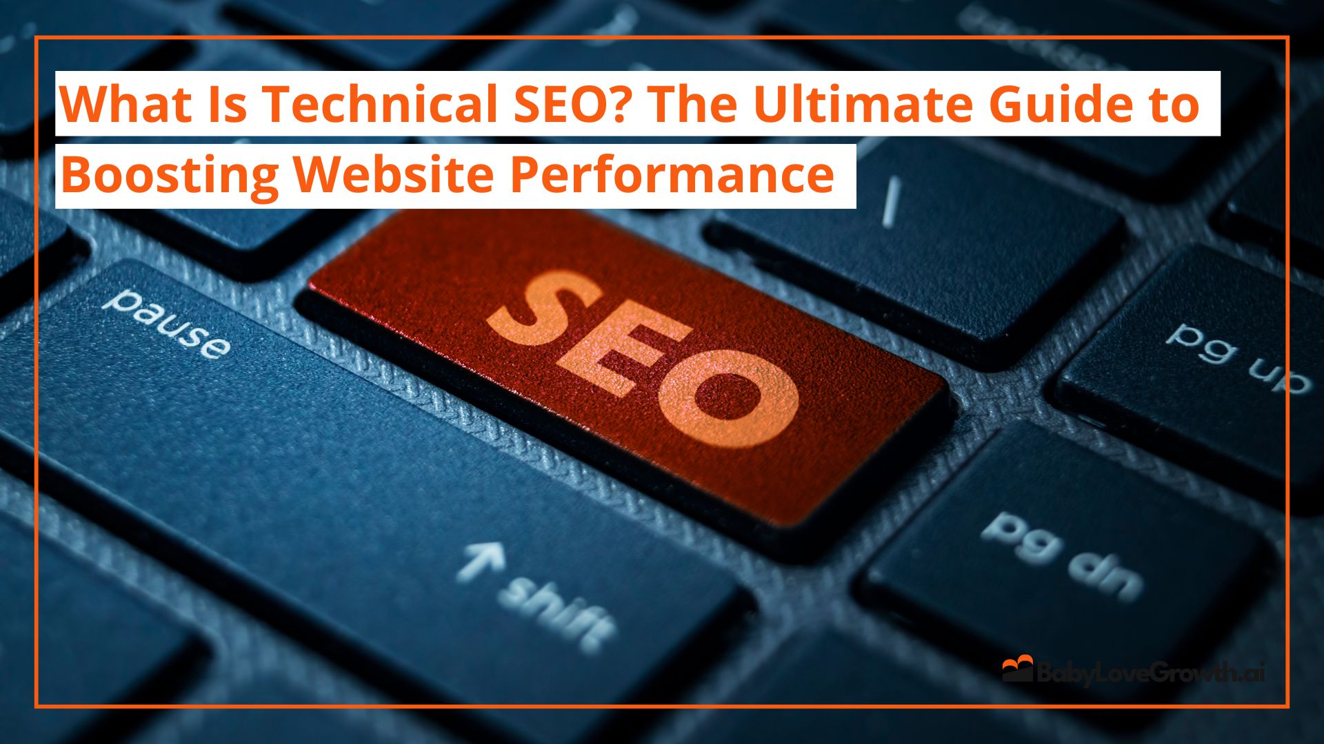 A workspace illustrating technical SEO concepts.