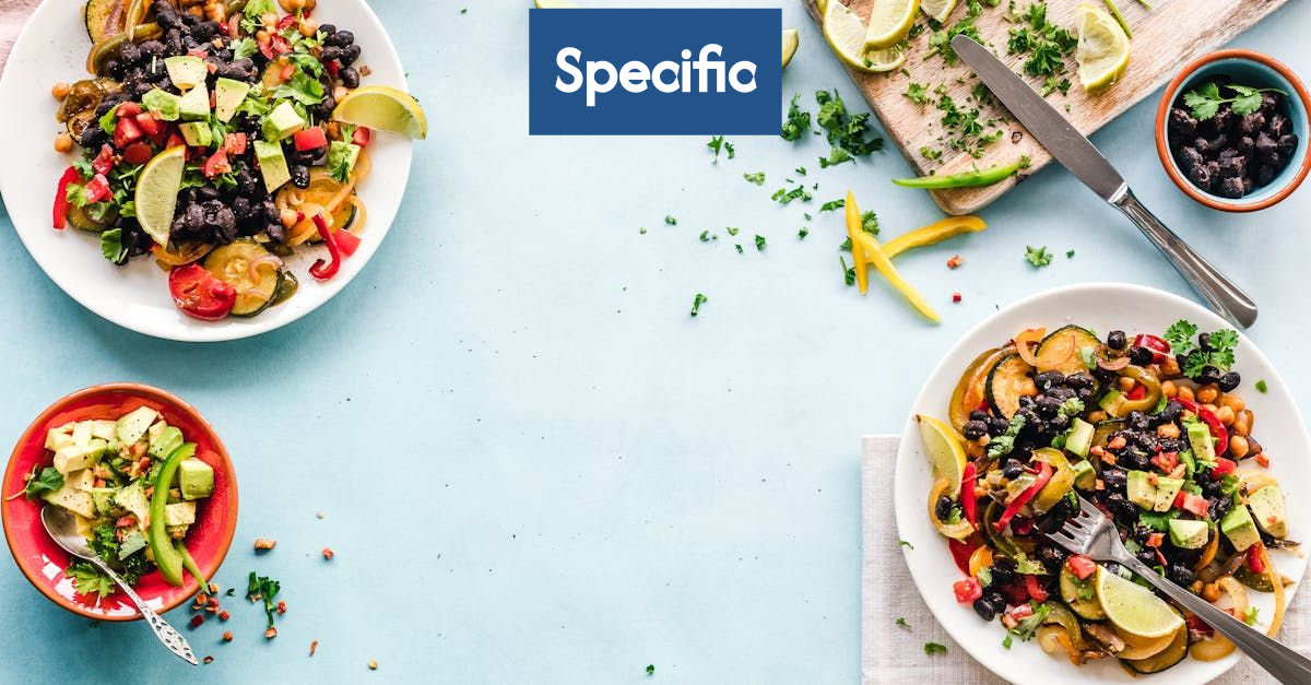 A diverse and colorful vegetarian meal.