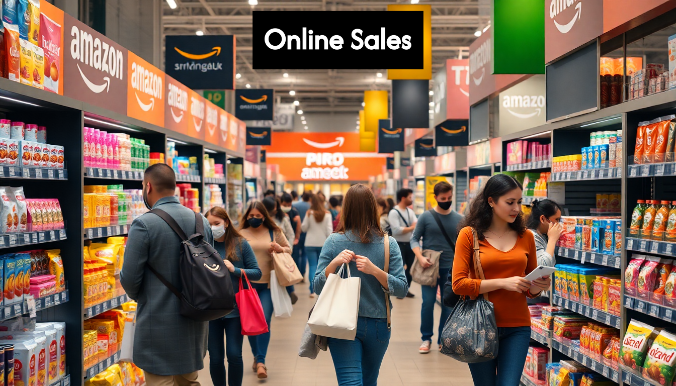 Amazon marketplace with various products