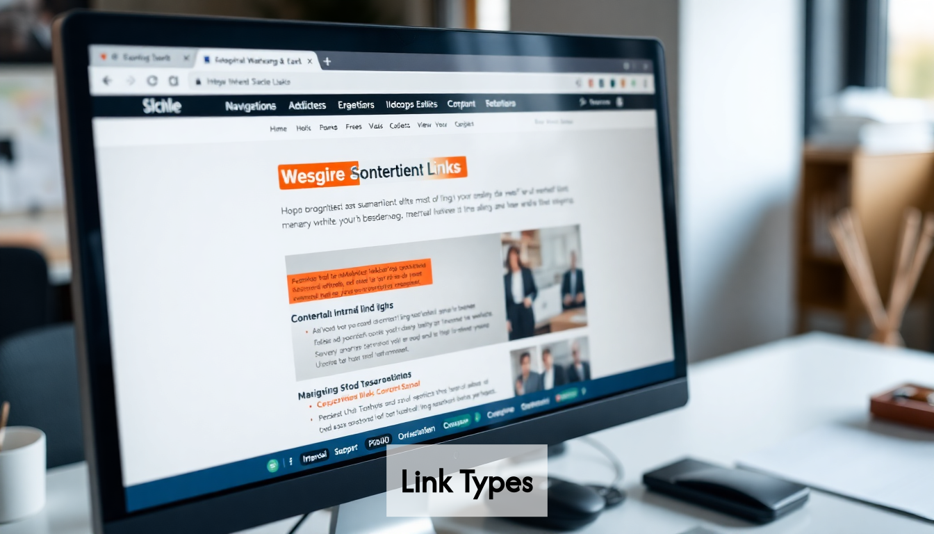 Descriptive image on link types