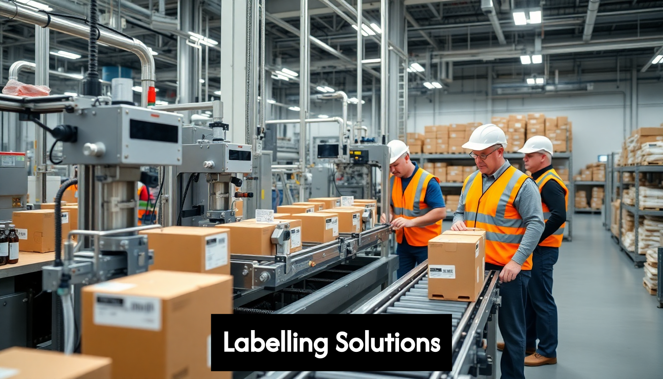 Automated labelling on modern production line