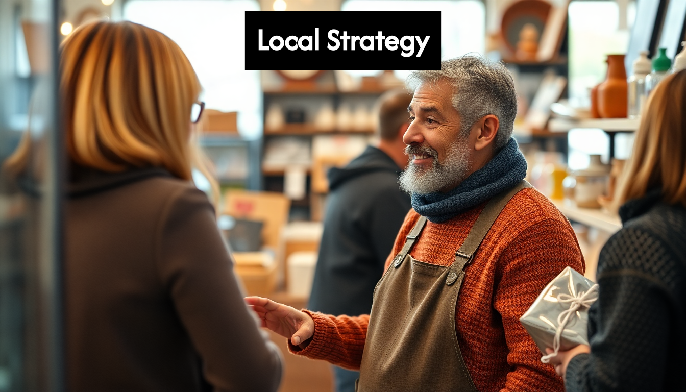 Small Business Owner Engaging