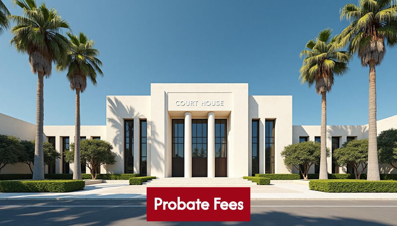 California courthouse exterior under clear sky