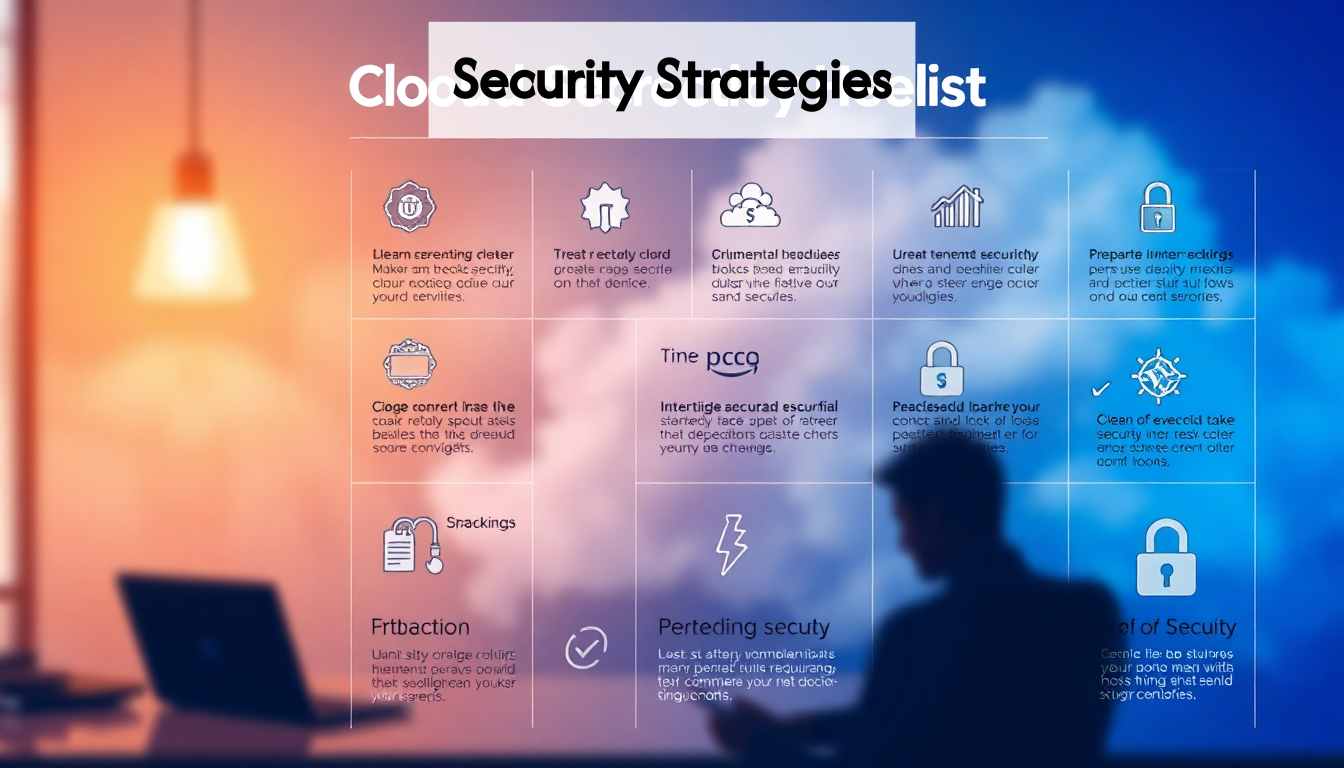 Essential cloud security checklist