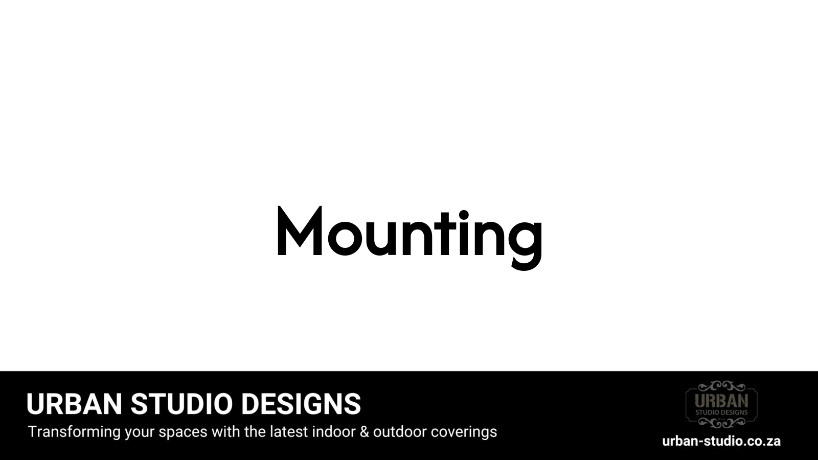 Comparison of inside and outside mount shutter installations.