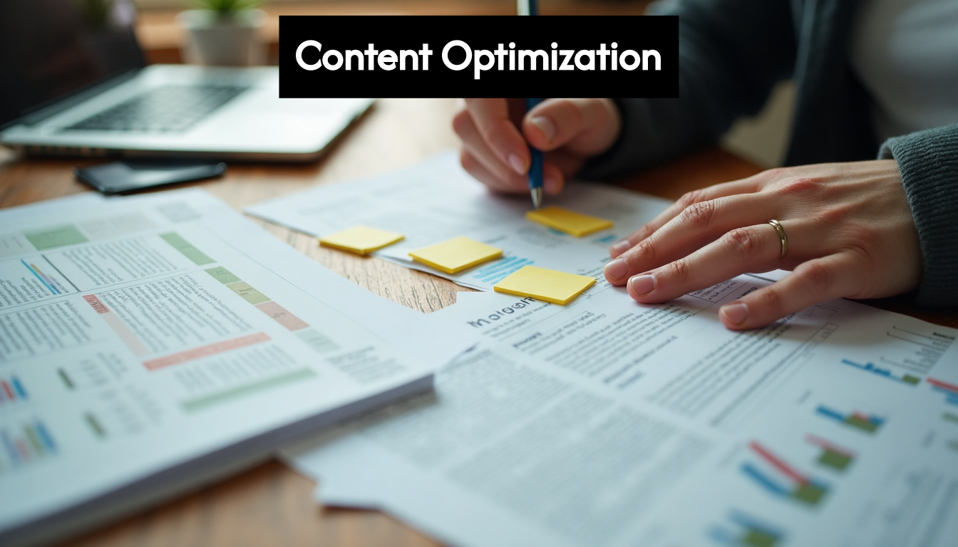 Content strategist analyzing SEO quality signals