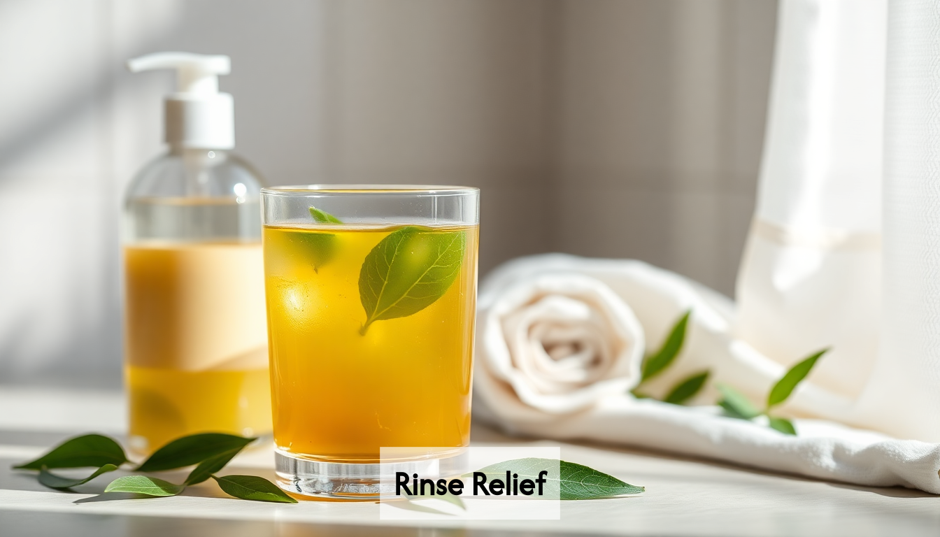 Curry leaf hair rinse