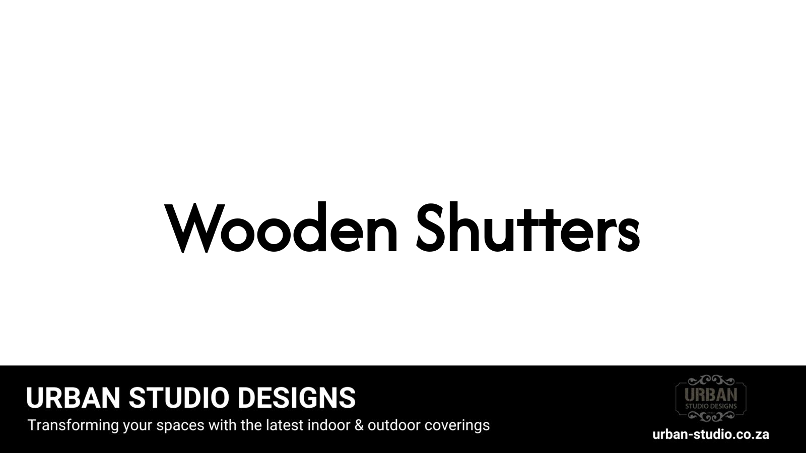 Custom wooden shutters in luxury Durban hotel