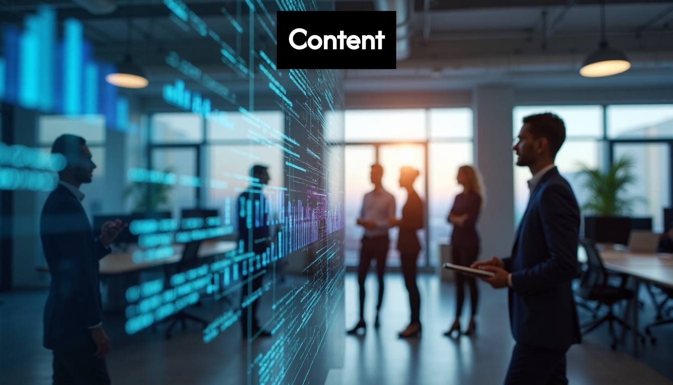 Digital marketing graph showing content and SEO fusion.