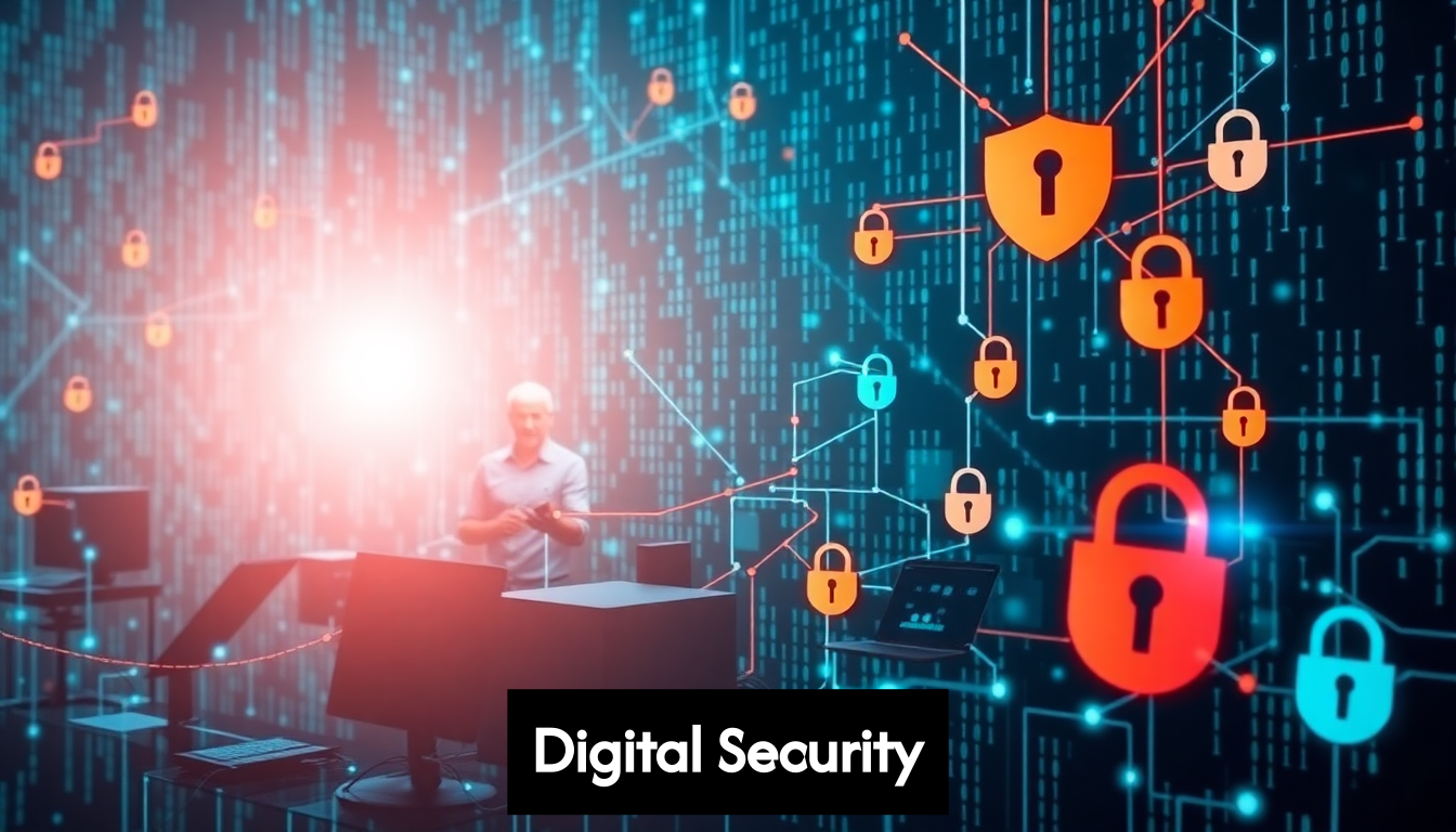 Digital security landscape with devices