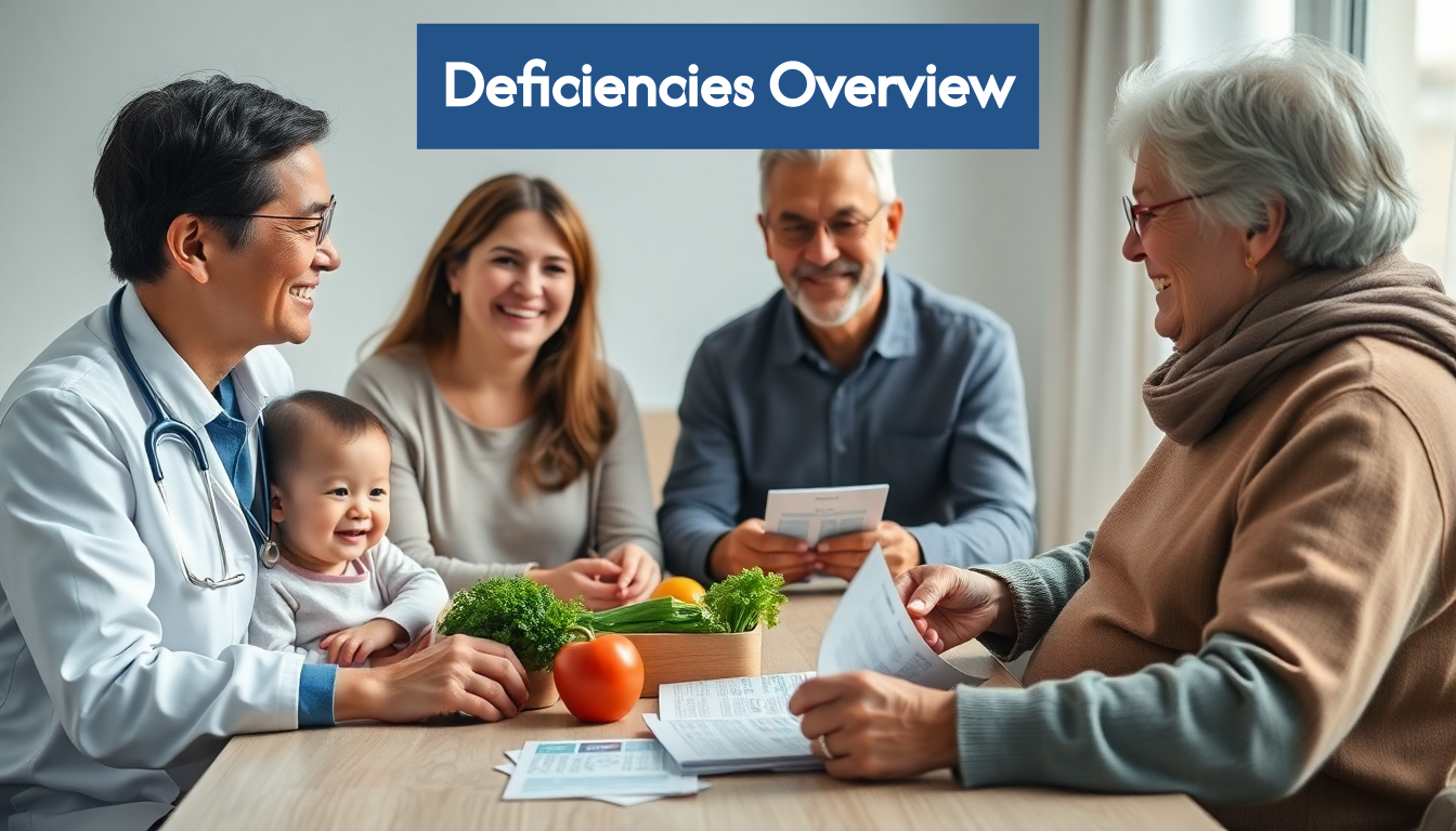 Doctor discusses nutrition with family