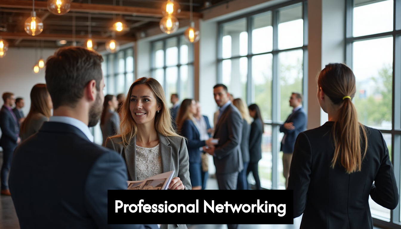 Durham real estate networking event indoors