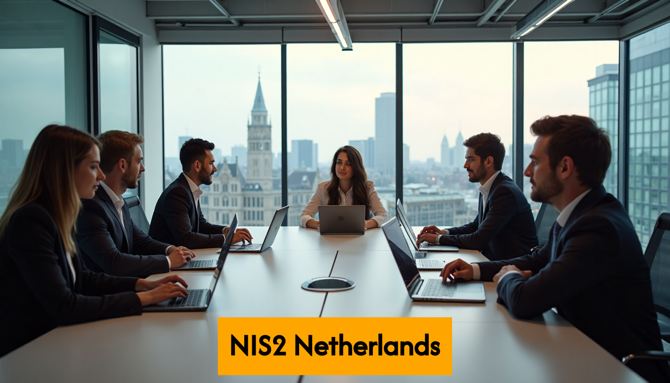 Dutch professionals collaborating in modern office