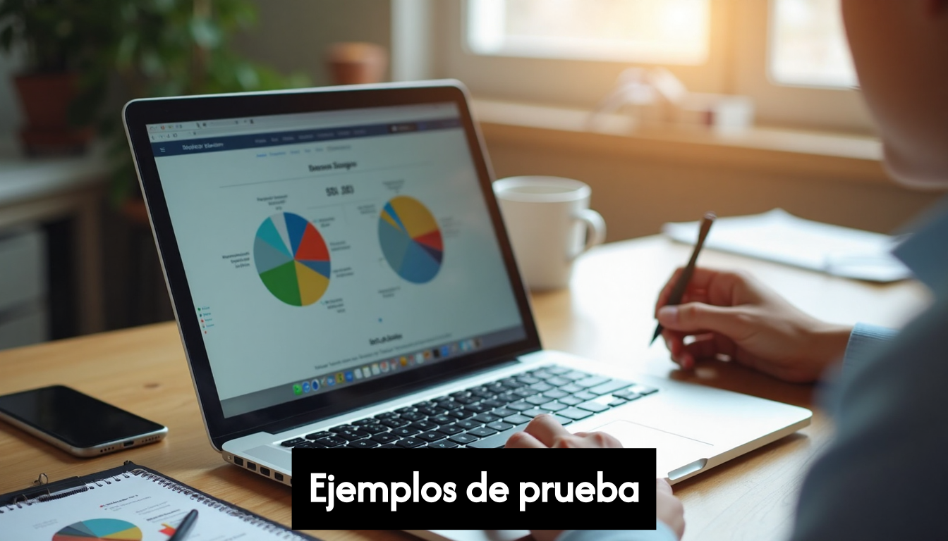 Ecommerce site A/B test split view on laptop