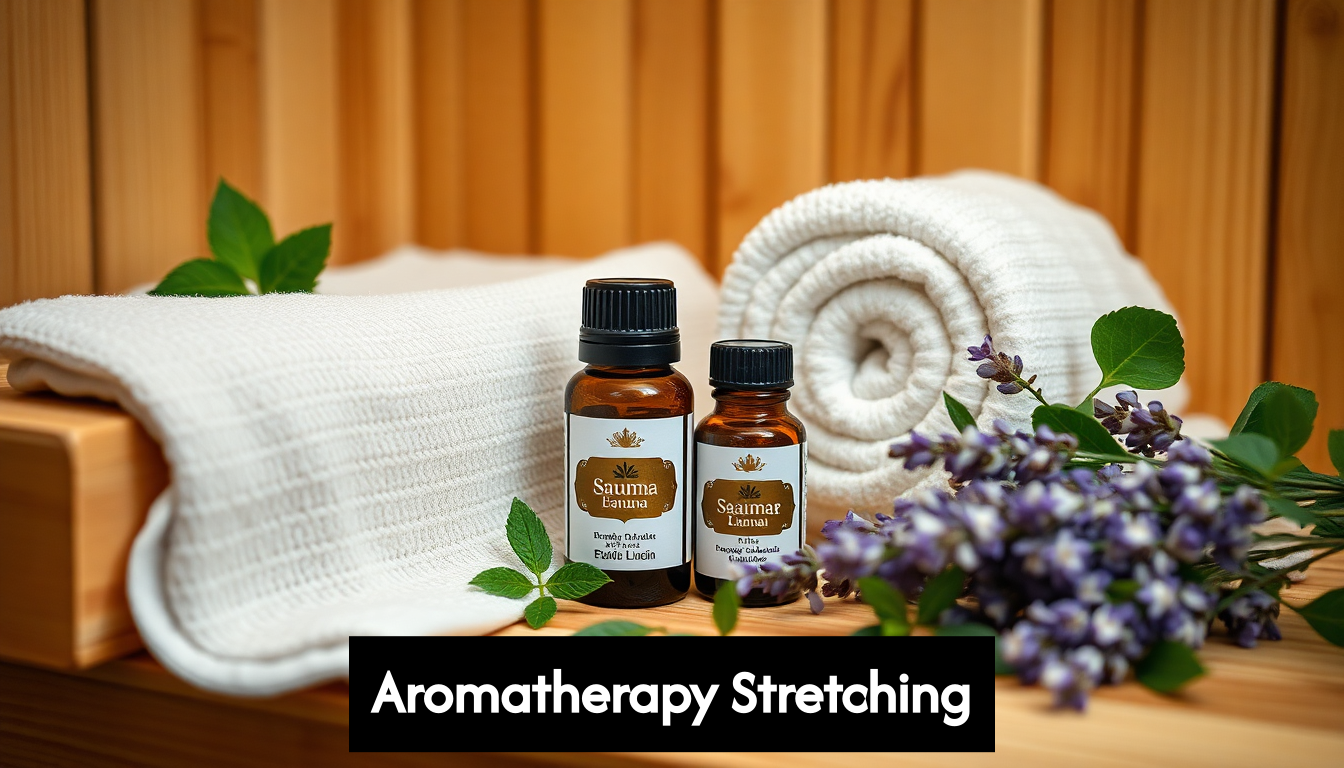Aromatherapy setup in sauna