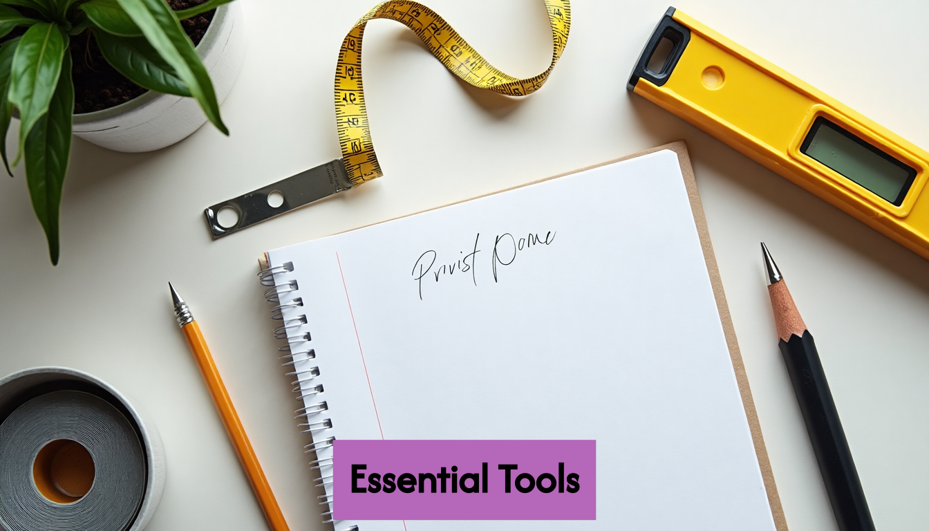 Essential tools for shutter measurement.