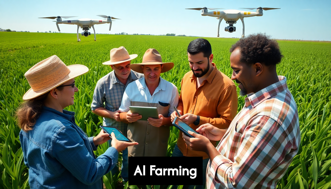 Farmers use technology