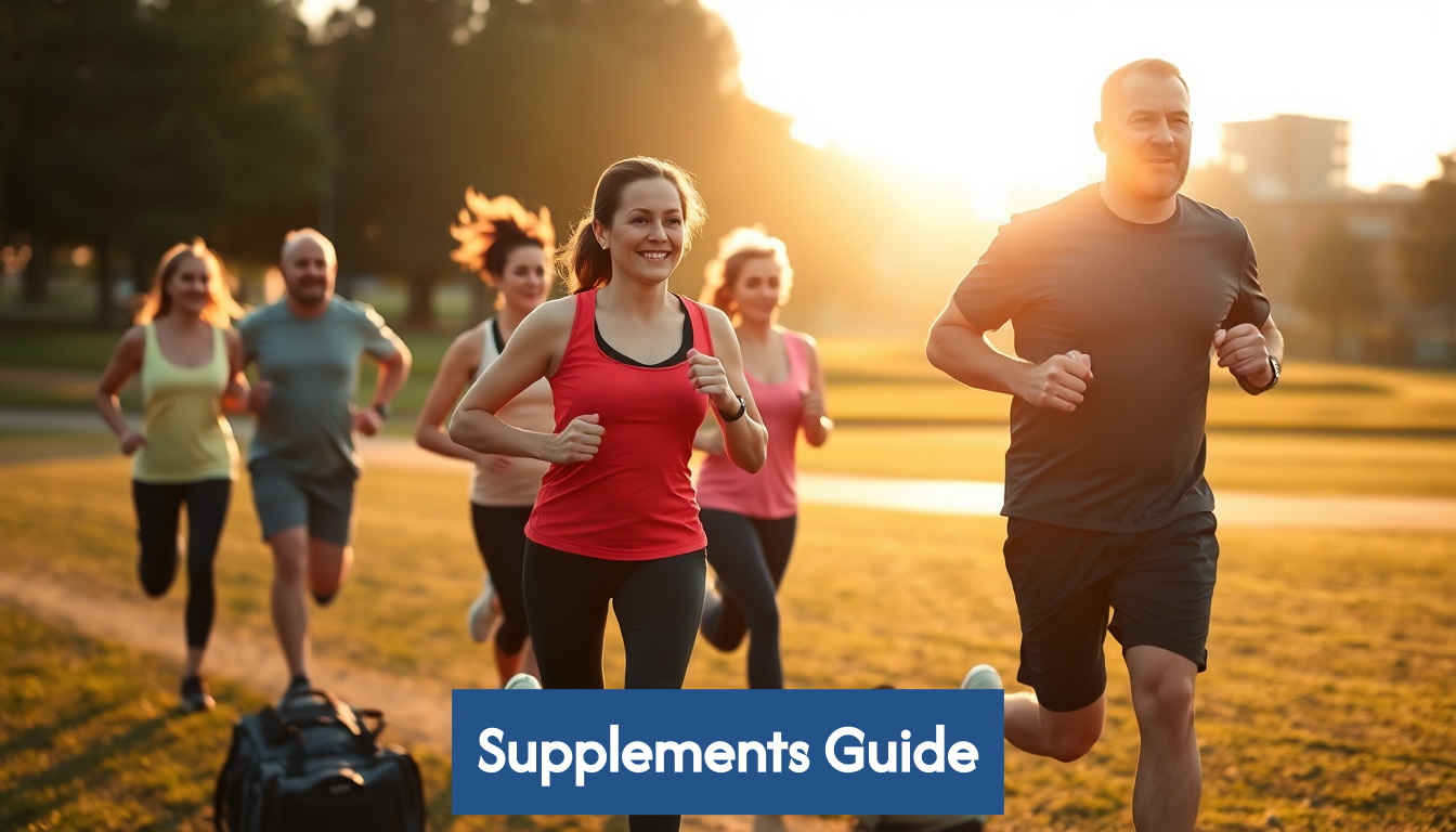 Fit people exercising together at sunrise outdoors