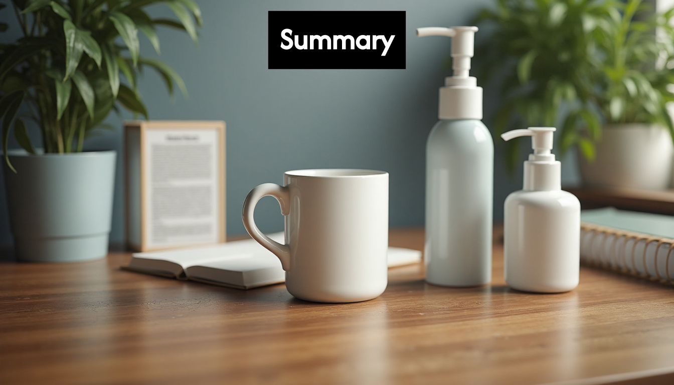 Five objects representing compliance and risk summary points.