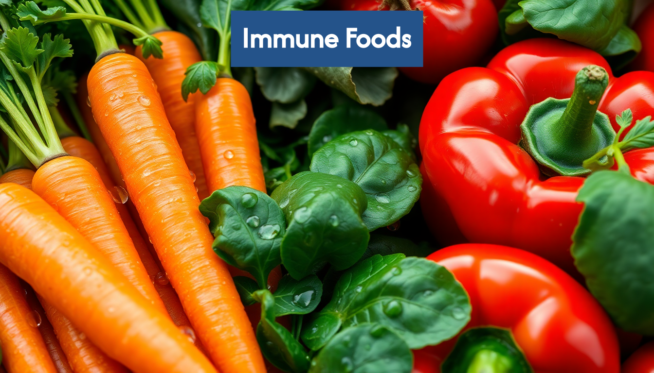 Fresh fruits and vegetables rich in vitamins