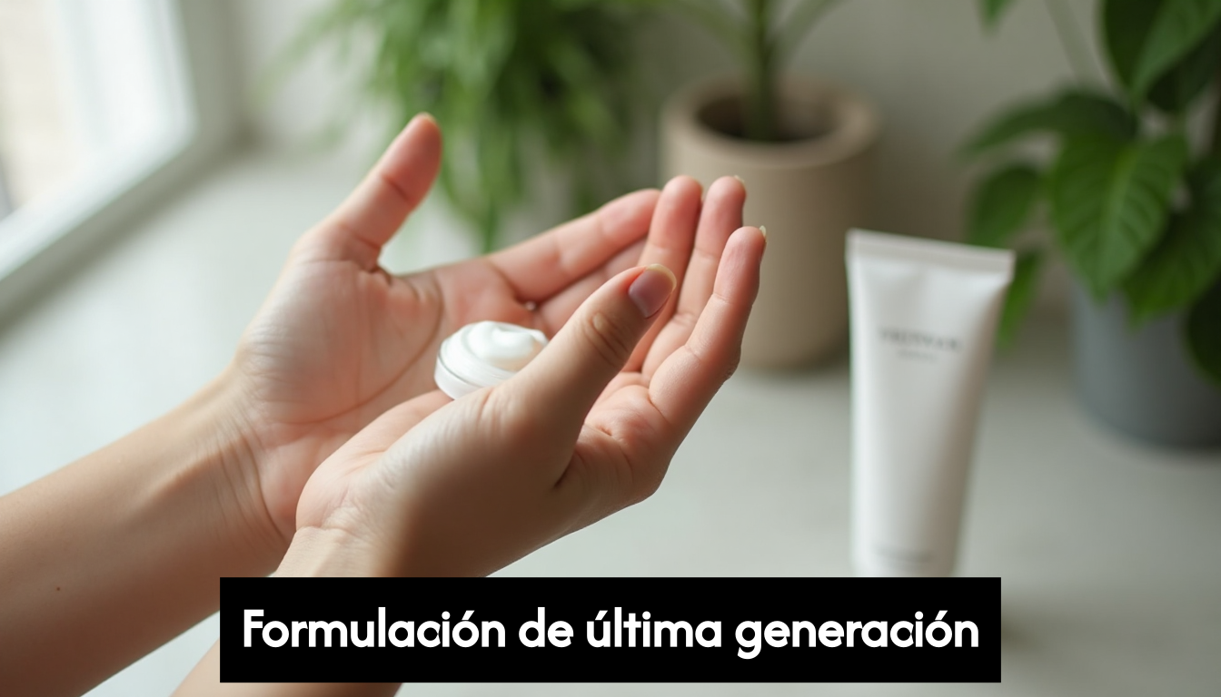 Hands applying gentle cruelty-free moisturizer
