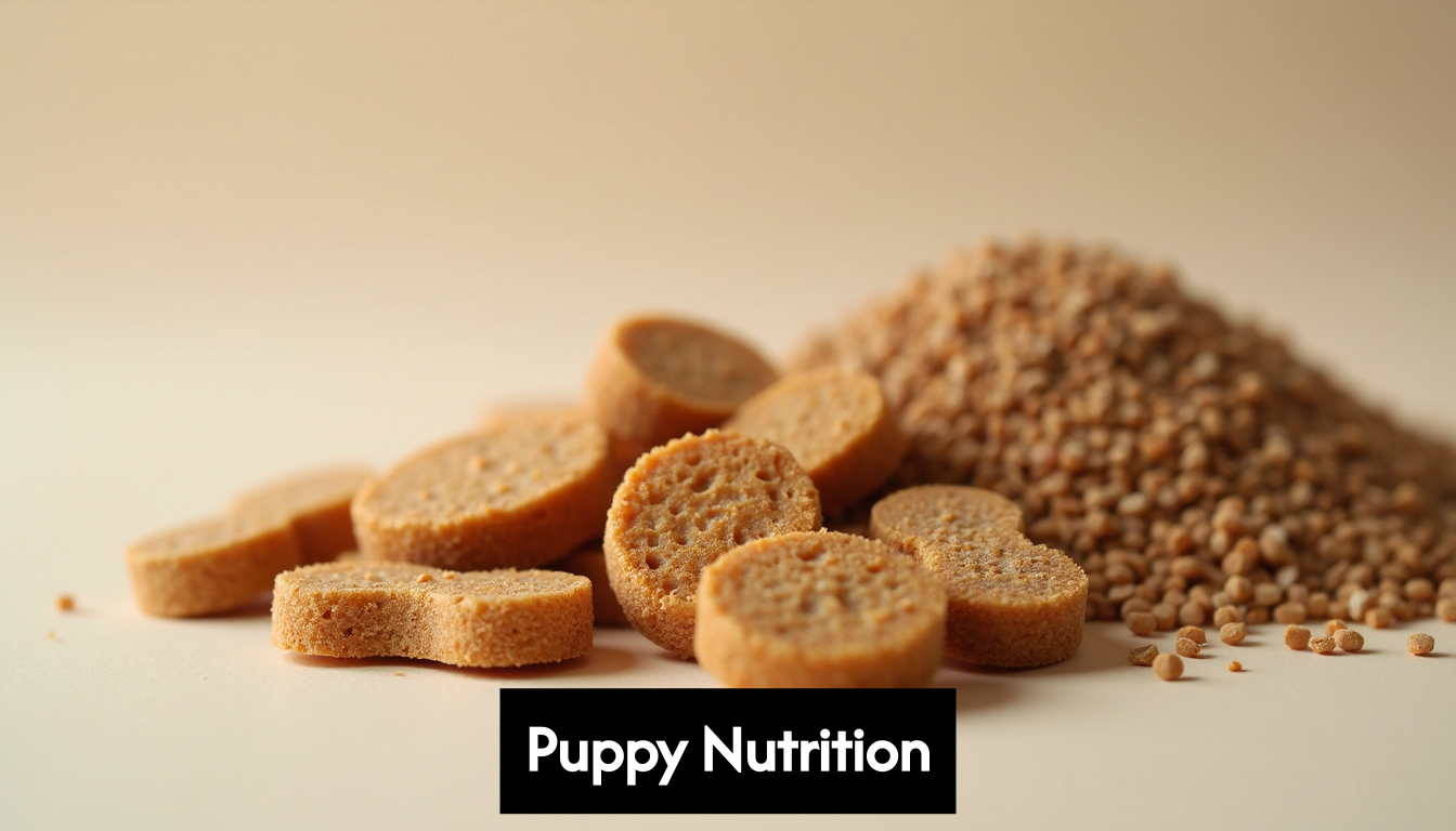 Healthy puppy food and training treats