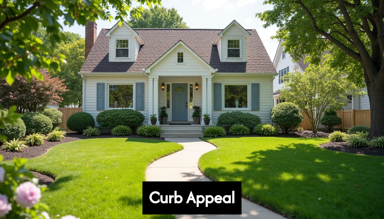 Home exterior with great curb appeal and landscaping