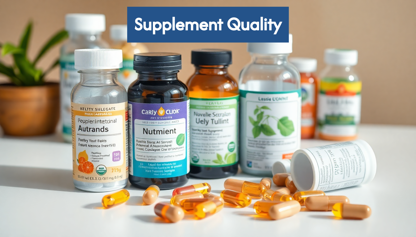 Evaluating supplement quality and safety