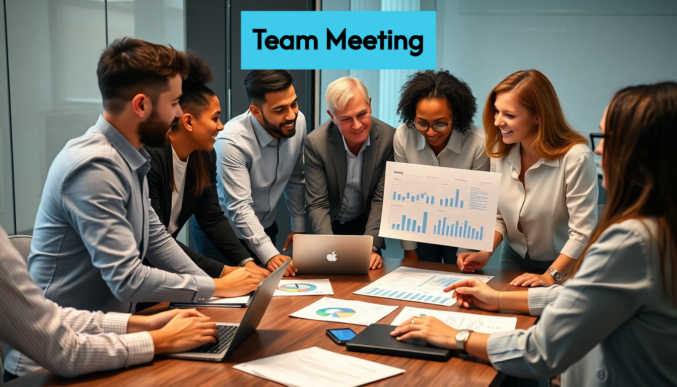 Team discussing SEO strategies
