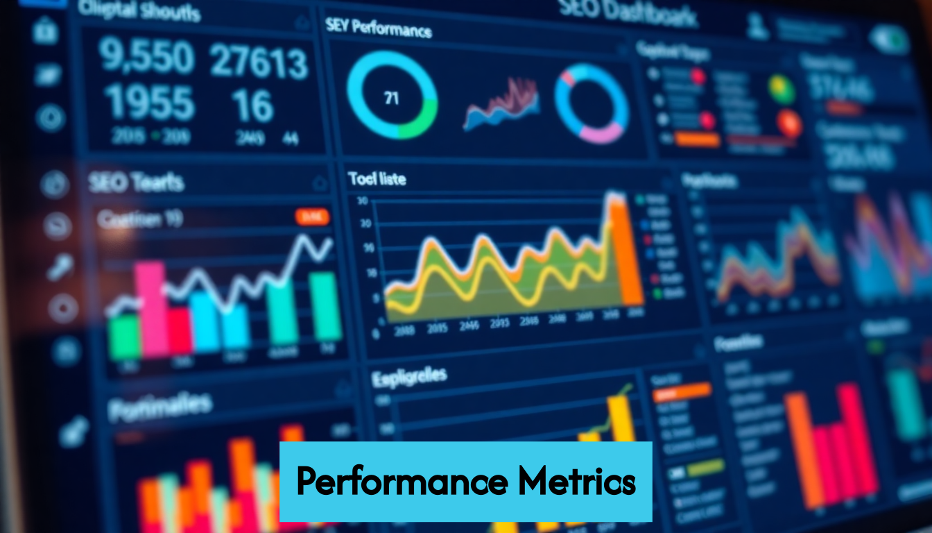 SEO performance metrics dashboard