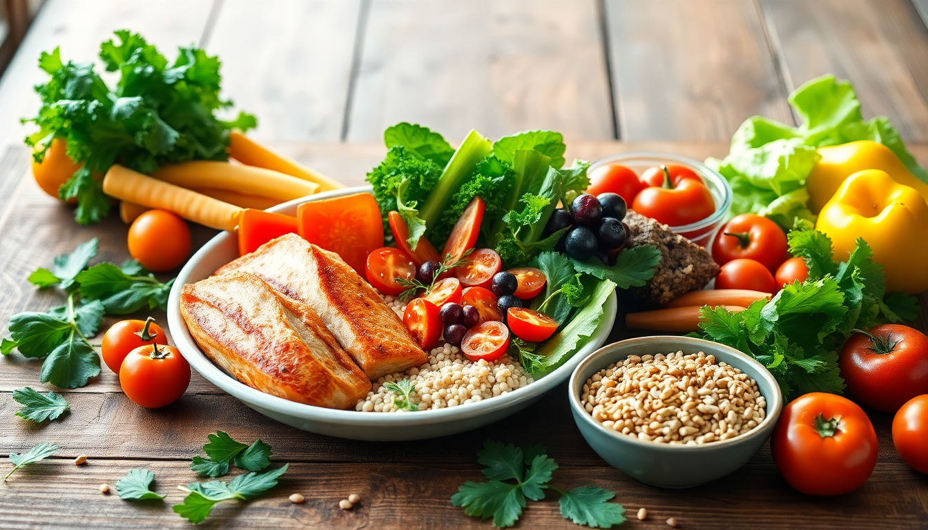 Nutritious meal for hair health