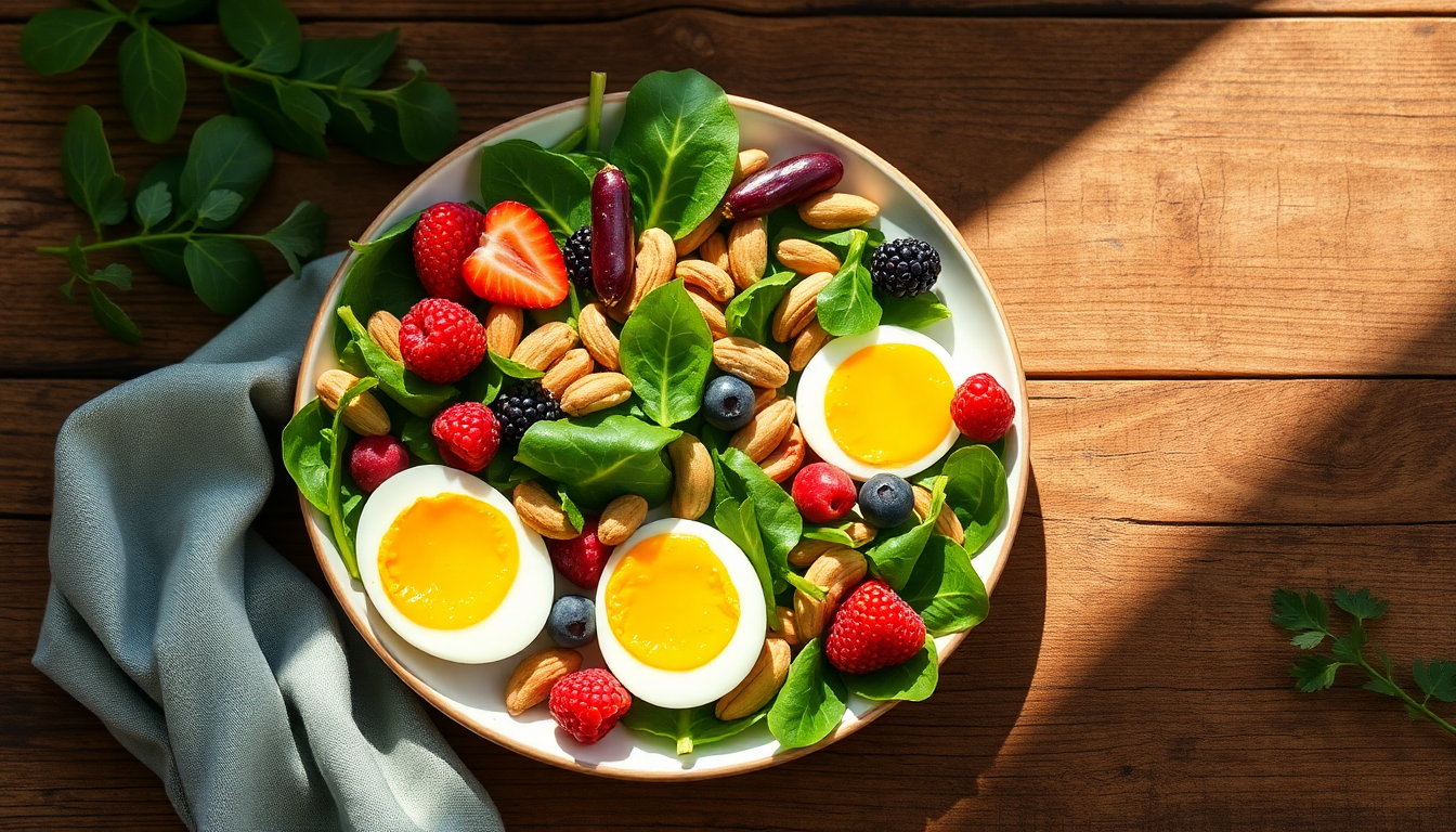 Healthy food for hair