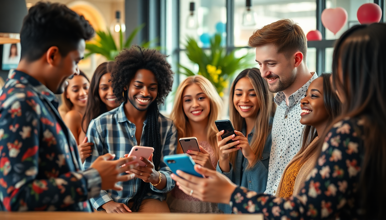 Micro influencers engaging on social media