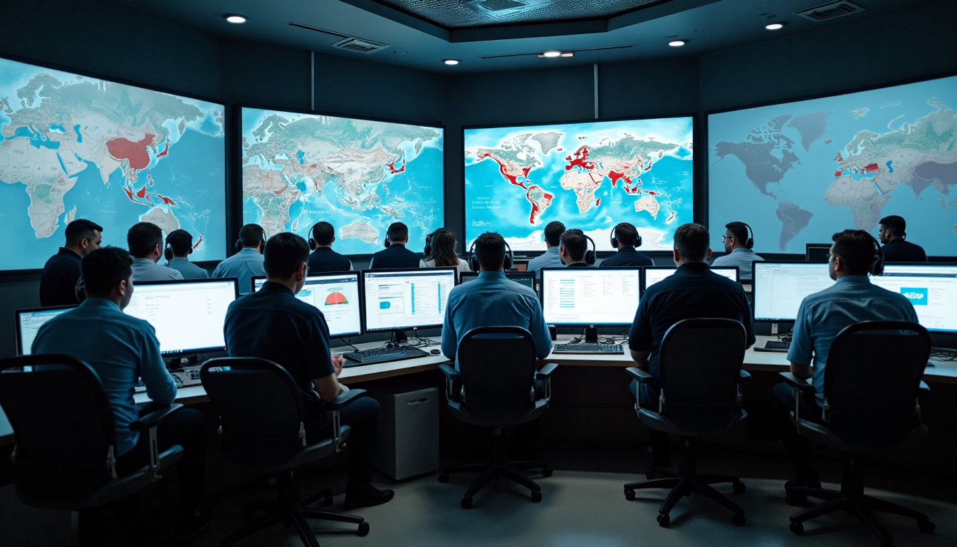 Dispatchers coordinate response on digital maps