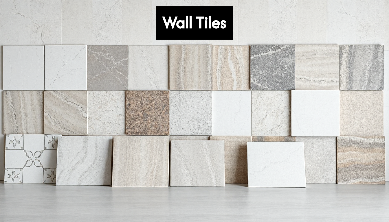 Different types of wall tiles