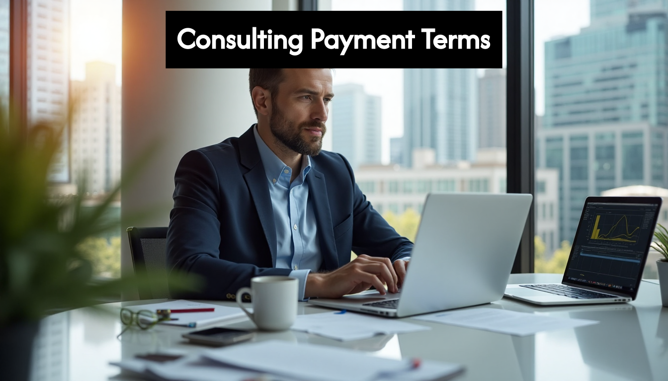 IT consultant working in modern office with technology