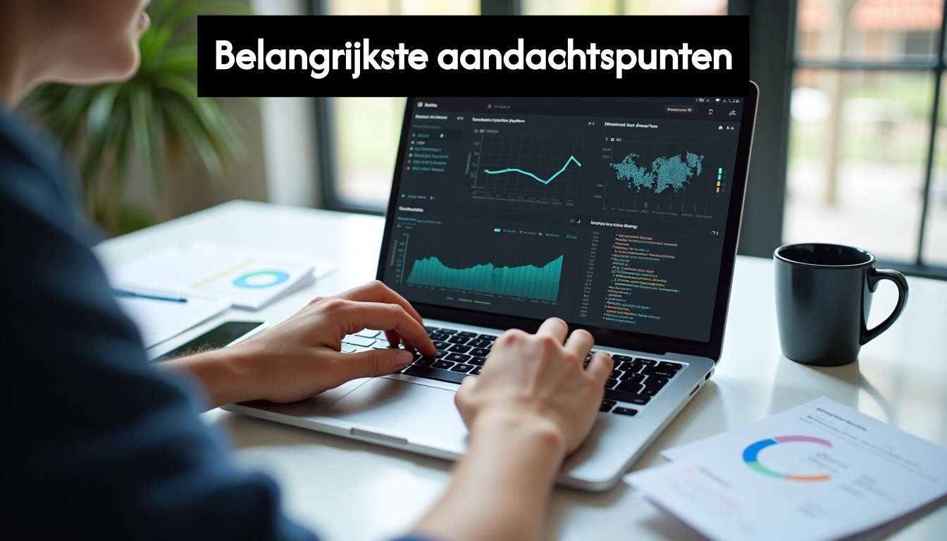 Laptop showing live CRO test and analytics